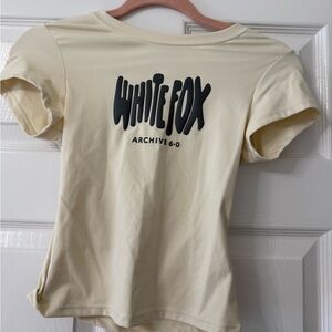 White fox tee